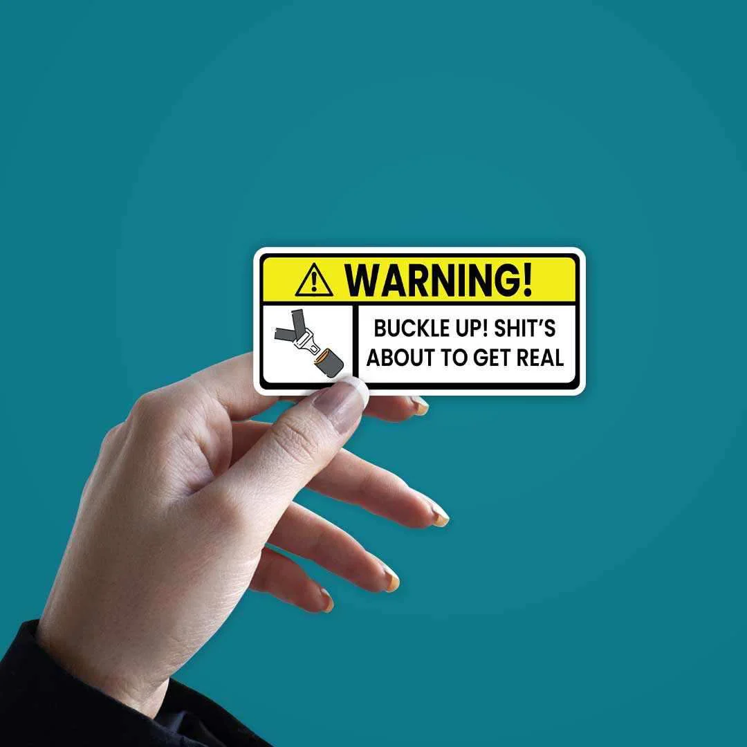 Shit's about to get real Sticker - Image 2