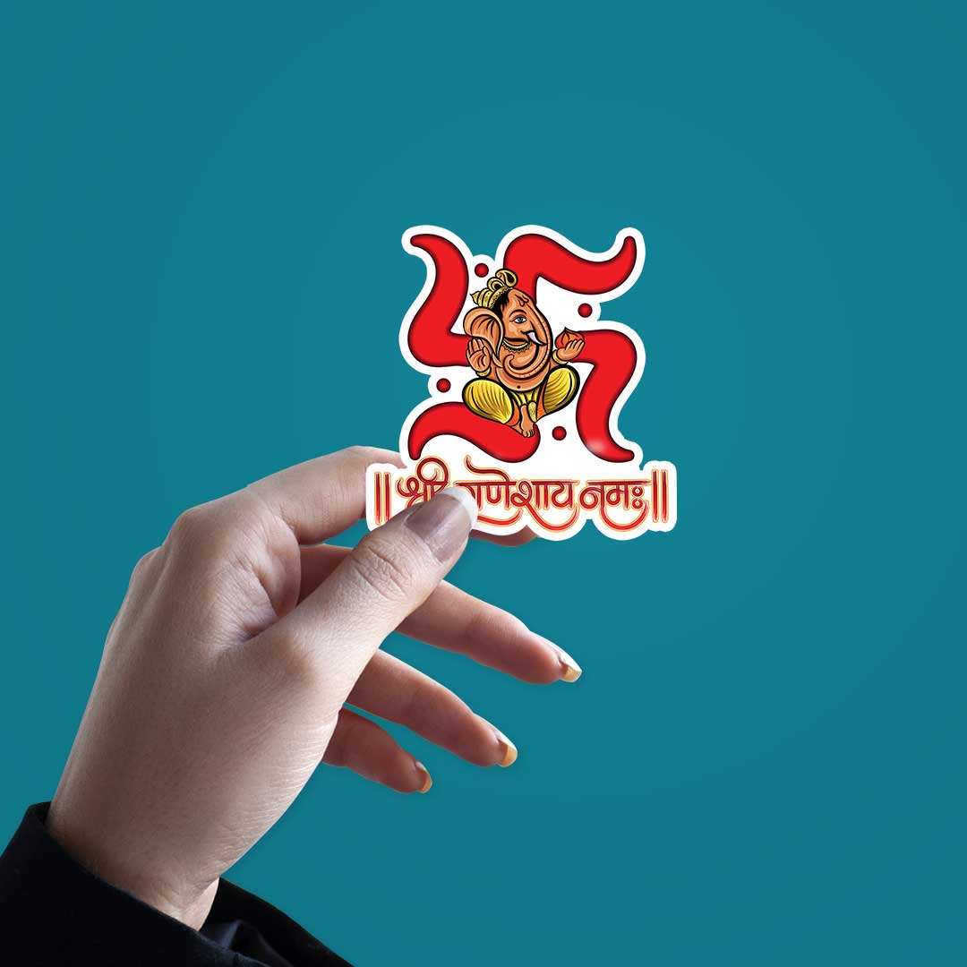 Shree Ganeshay Namah Sticker - Image 3