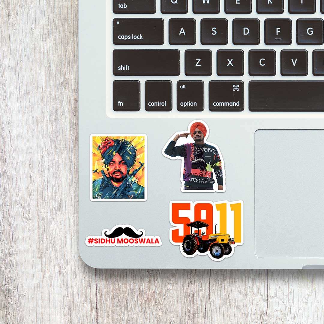 Sidhu Moose Wala Mini sticker sheet - Image 3