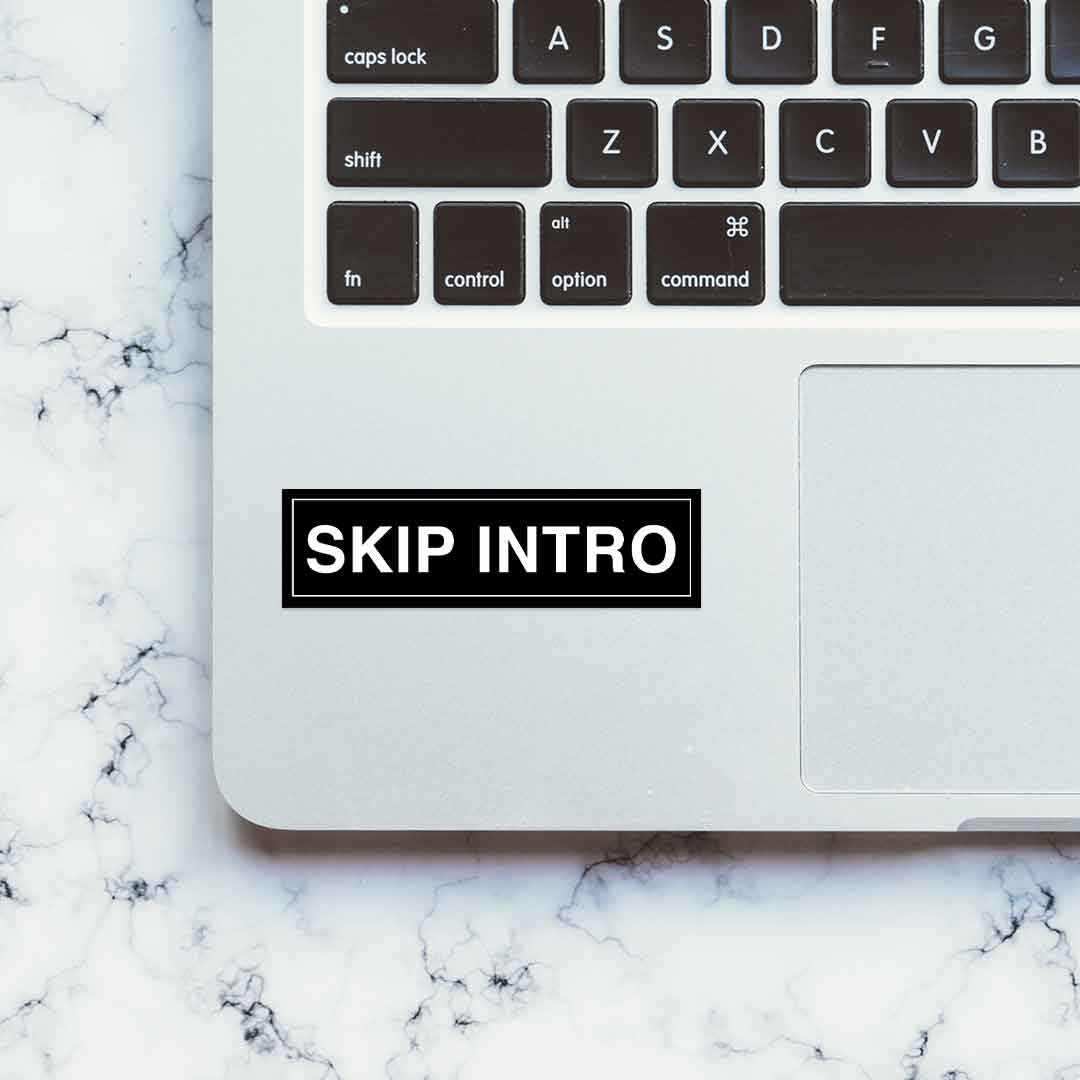 SKIP INTRO Sticker - Image 4