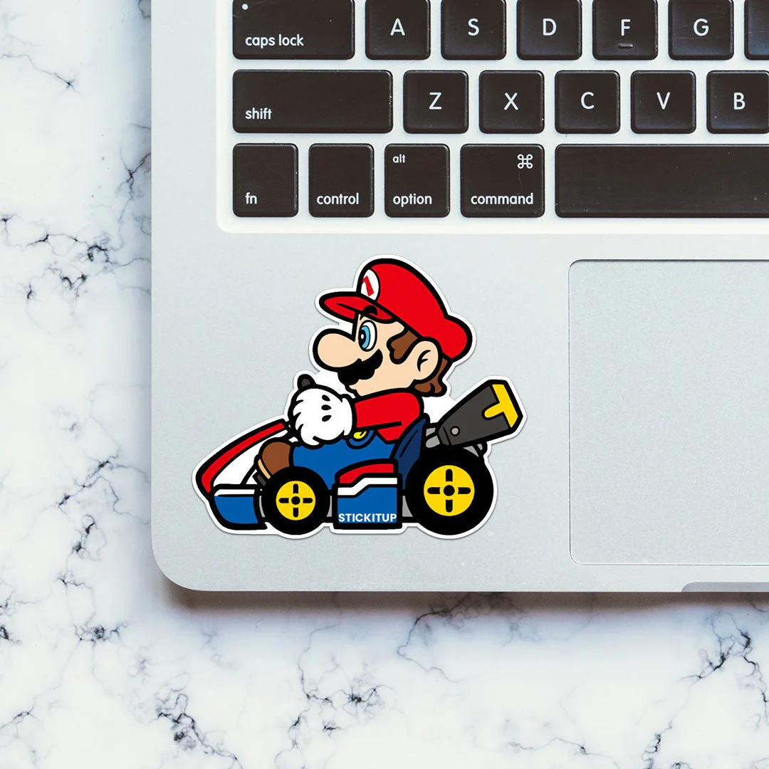 SMario Go Kart Sticker - Image 4