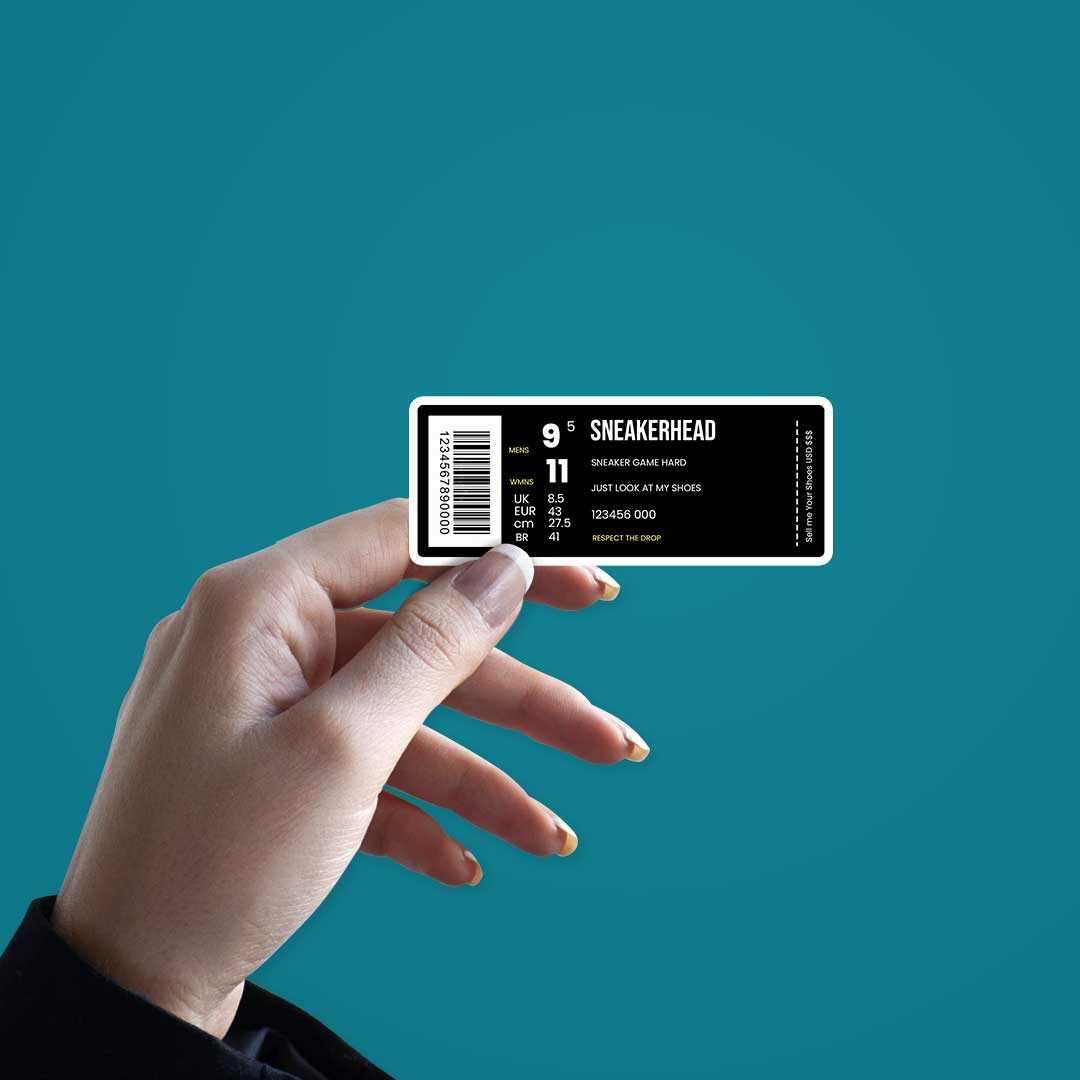 Sneakerhead Barcode sticker - Image 2