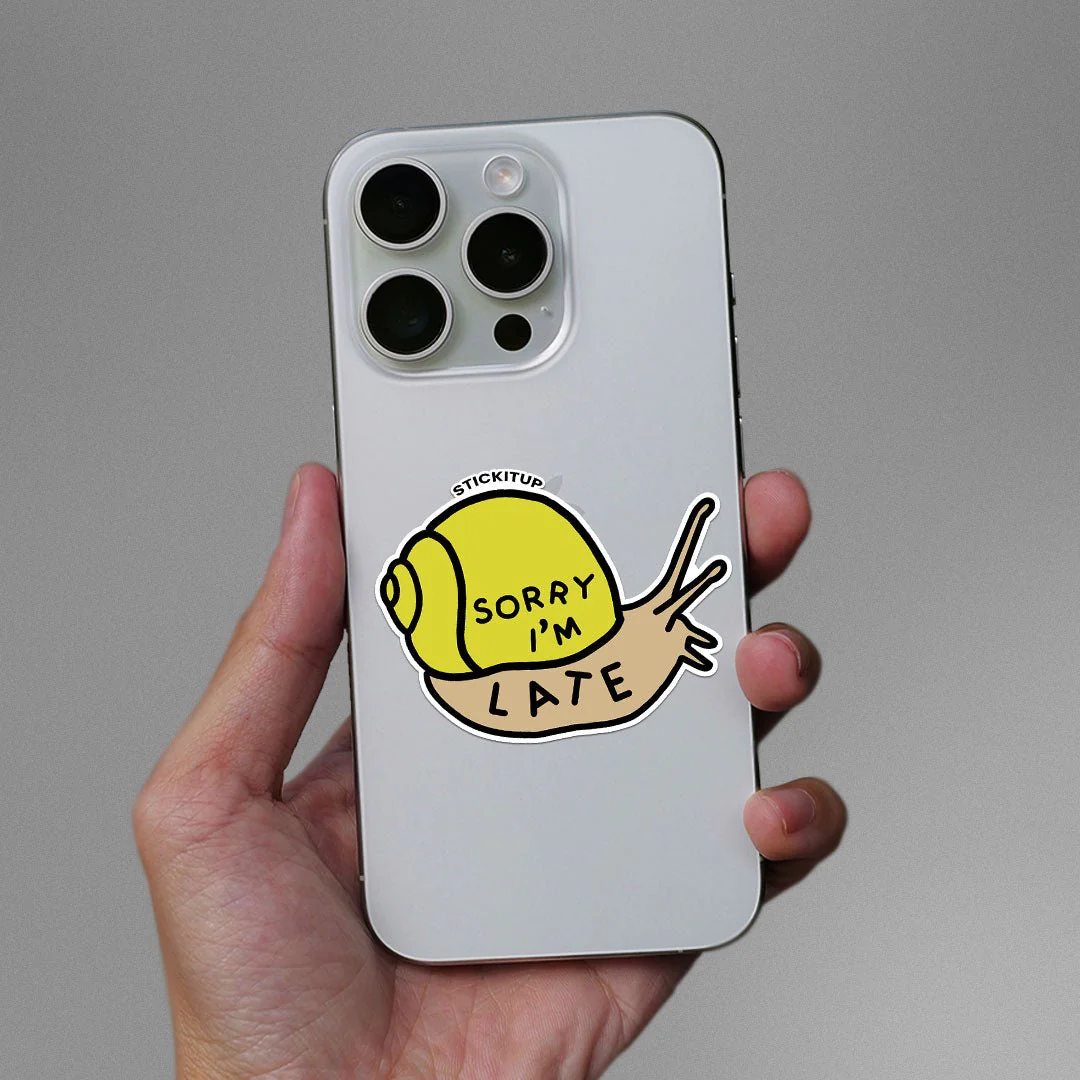 Sorry I'm Late 1.0 Sticker - Image 3