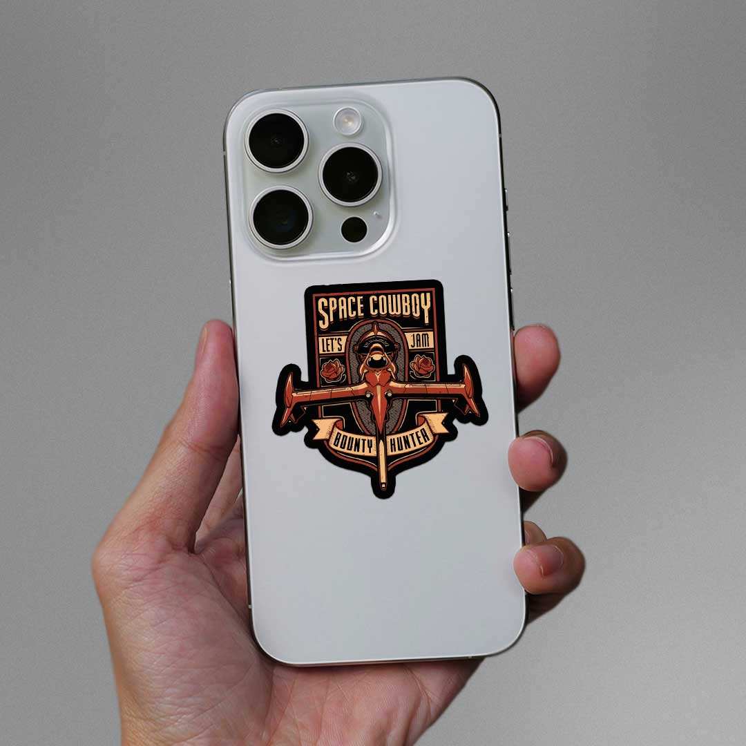 Space Cowboy Sticker - Image 3