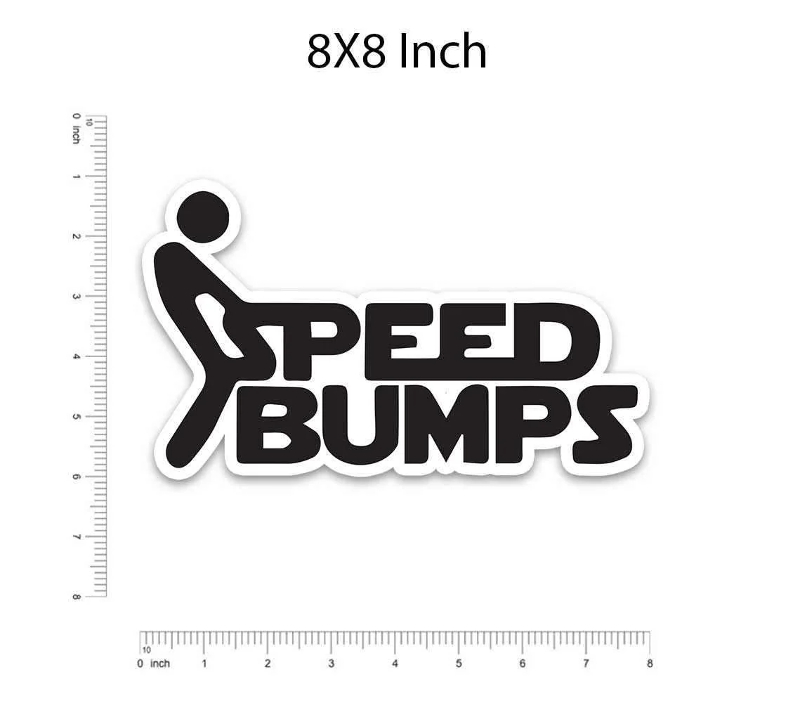 Speed Bump Bumper Sticker - Image 5