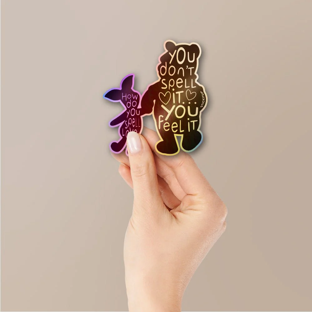 Spell It Feel It Sticker Holographic Stickers - Image 2