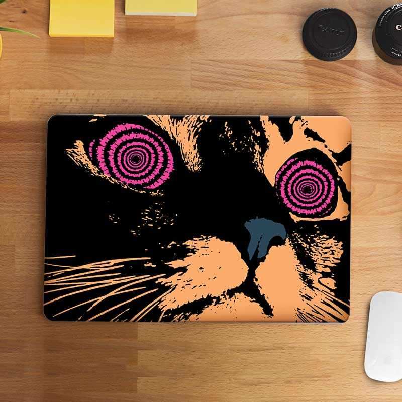 Spiral Cat Eyes Laptop Skin