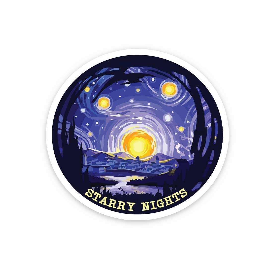 Starry Night Sticker - Image 2