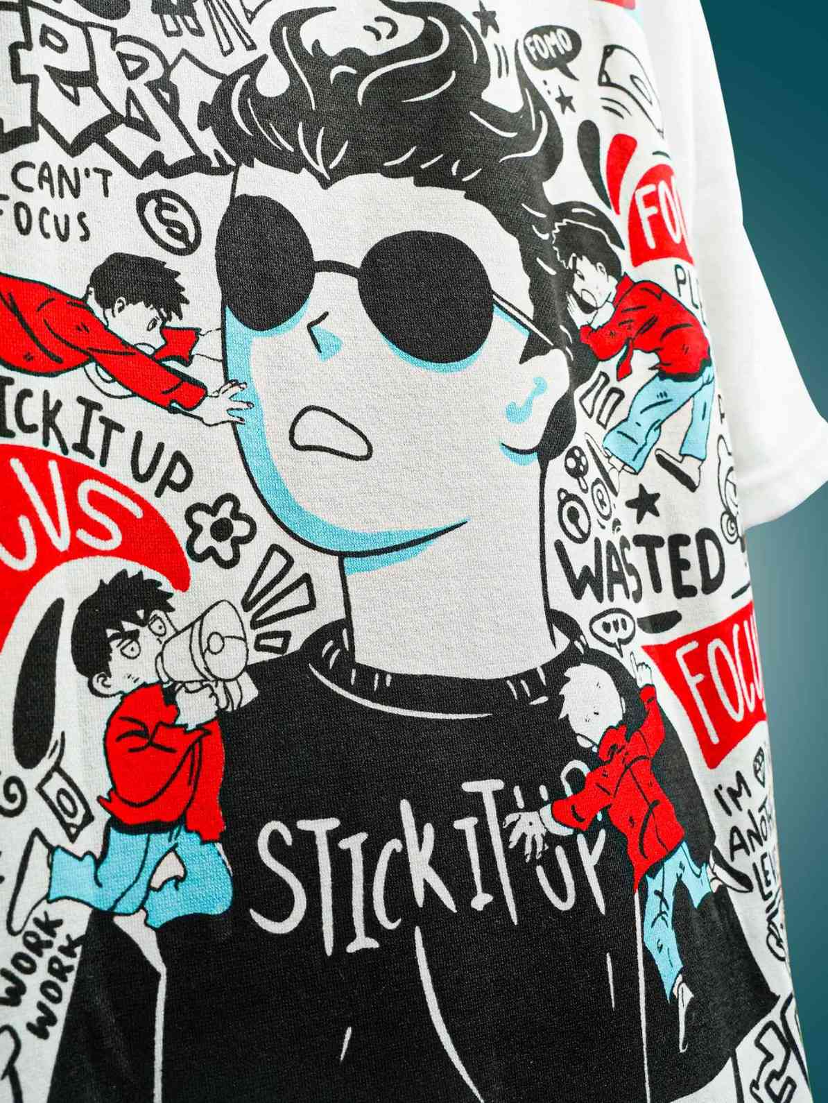 STAY FOCUSED OVERSIZED T-SHIRT - Image 6