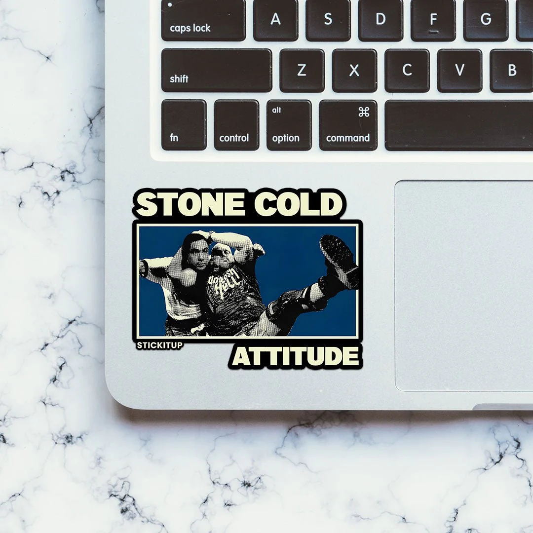STONE COLD ATTITUDE Sticker - Image 4
