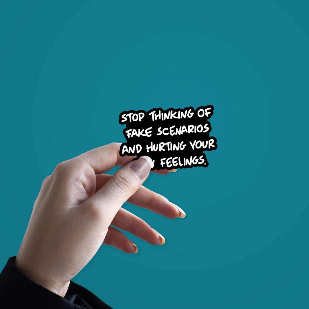 Stop thinking Sticker - Image 3