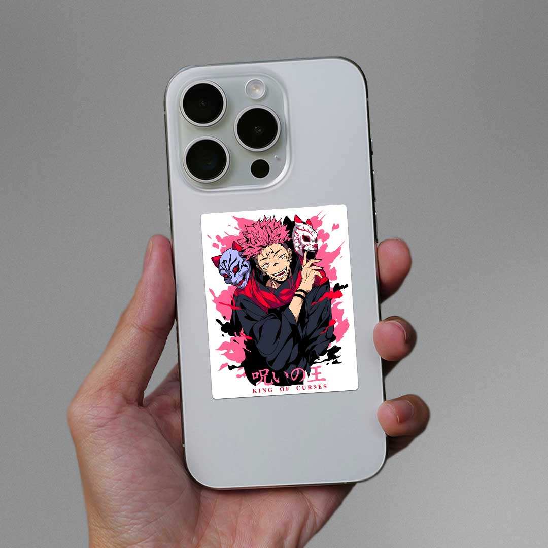 Sukuna Artwork Sticker - Image 3