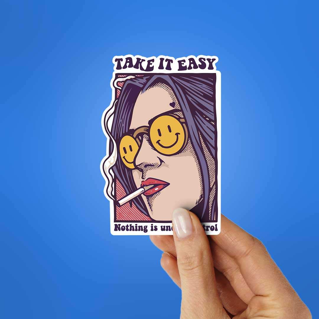 Take It Easy Sticker - Image 2