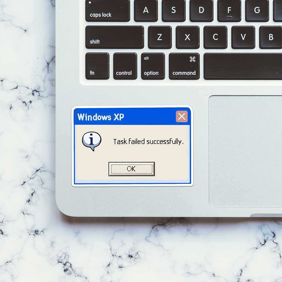 Task Failed Successfully Sticker - Image 2