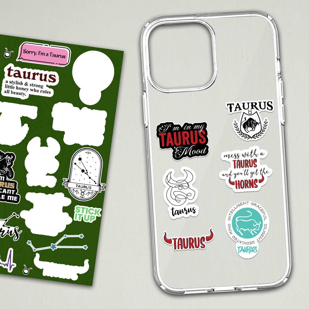 Taurus Mini Sticker Sheet - Image 2