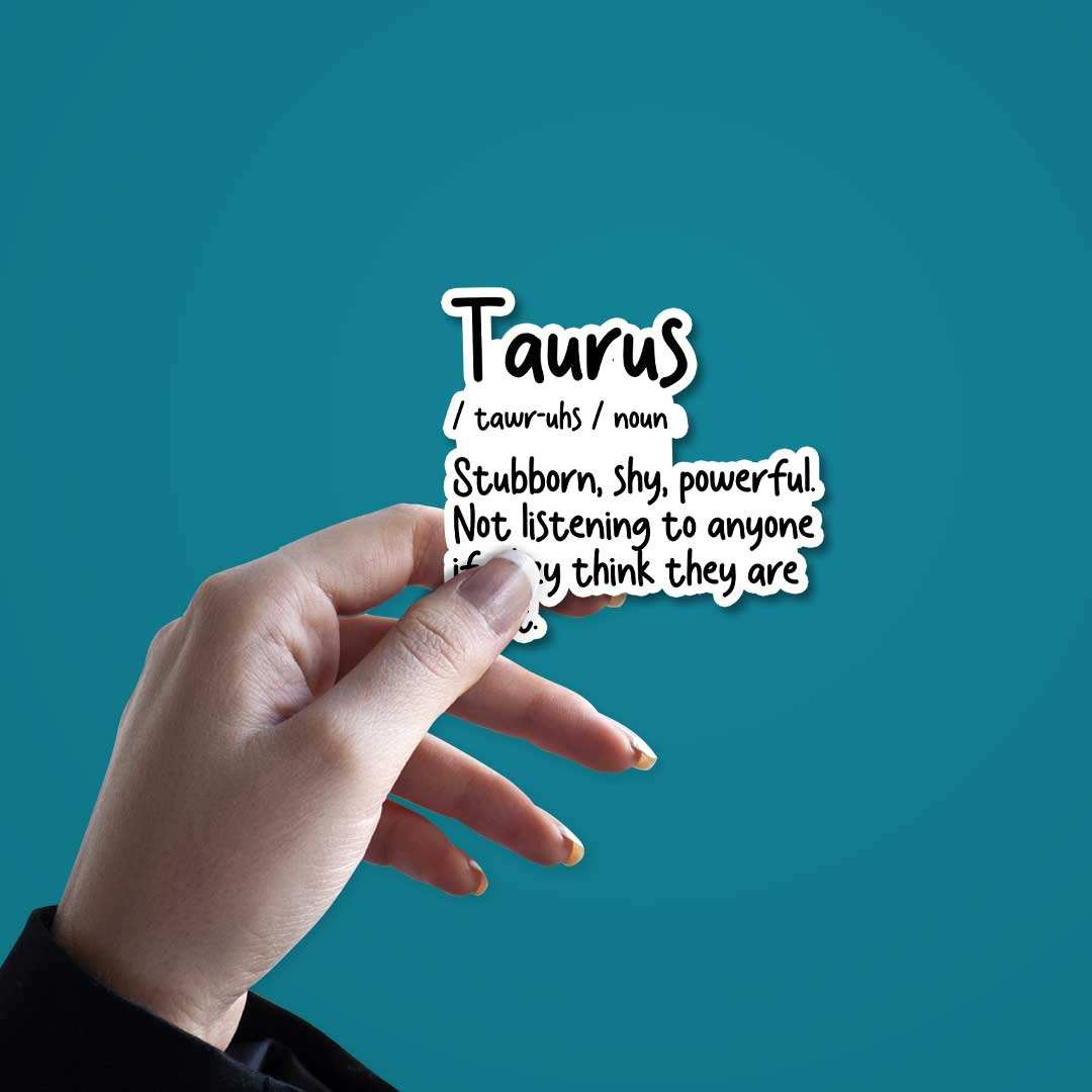 Taurus Sticker - Image 3