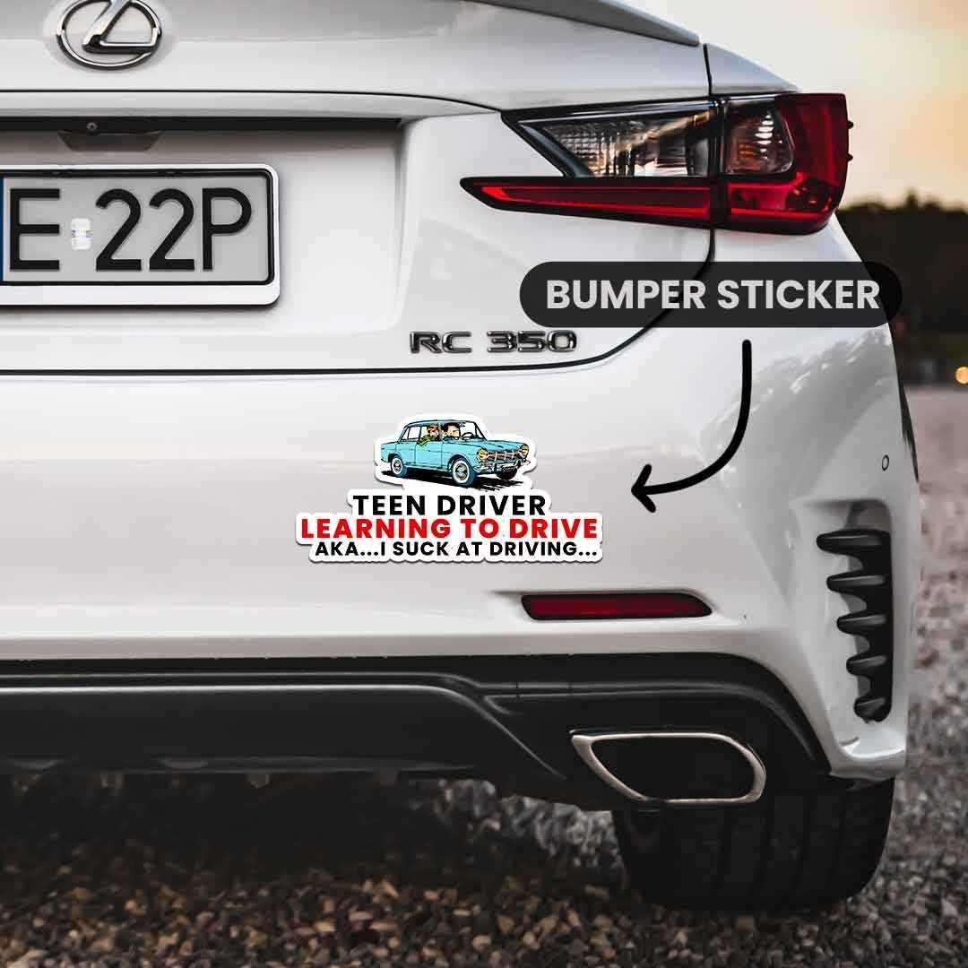 Teen Driver Bumper Sticker - Image 3