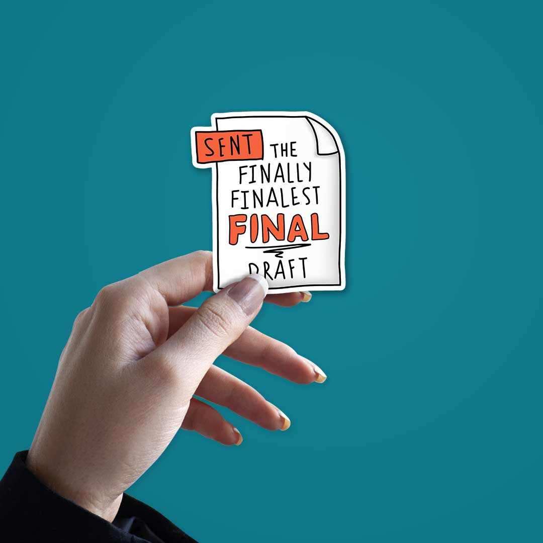 The finally finalest FINAL Draft Sticker - Image 2