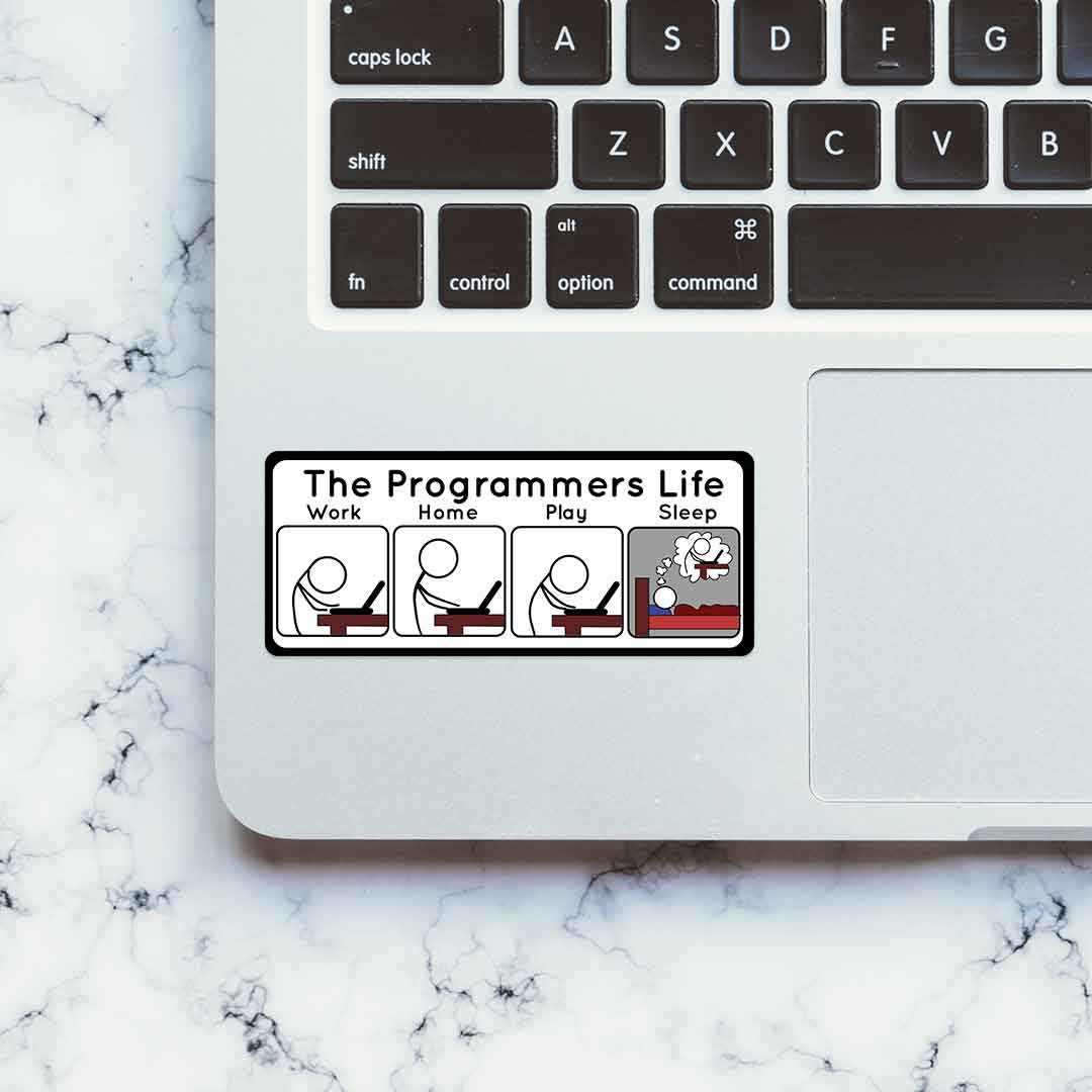 The Programmers Life Sticker - Image 4