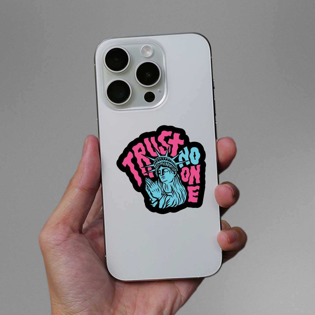 Trust No One 1.0 sticker - Image 3