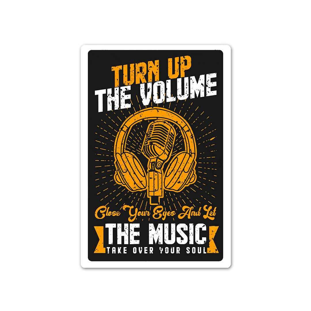 Turn up the volume Sticker - Image 2