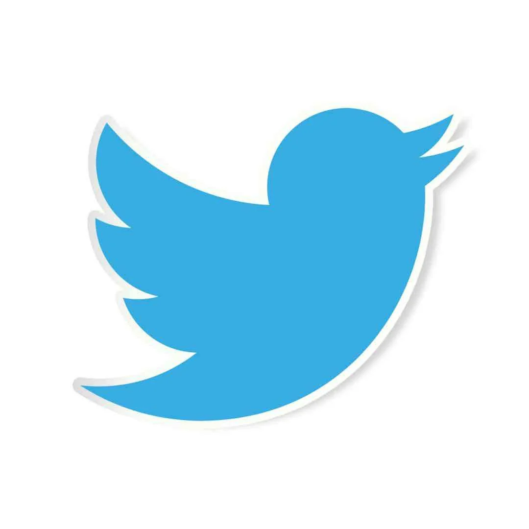 Twitter Logo Sticker