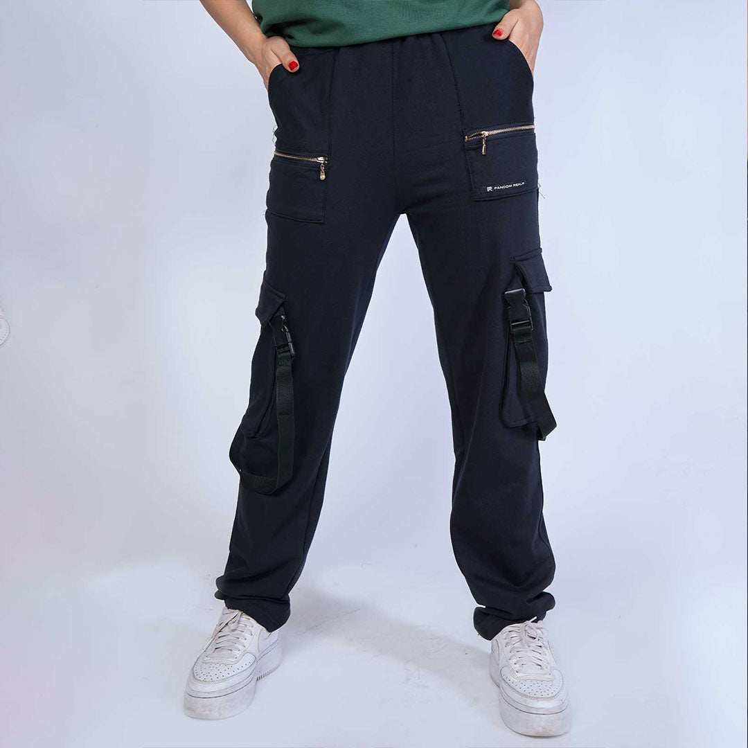 UTILITY BLACK JOGGERS - Image 5