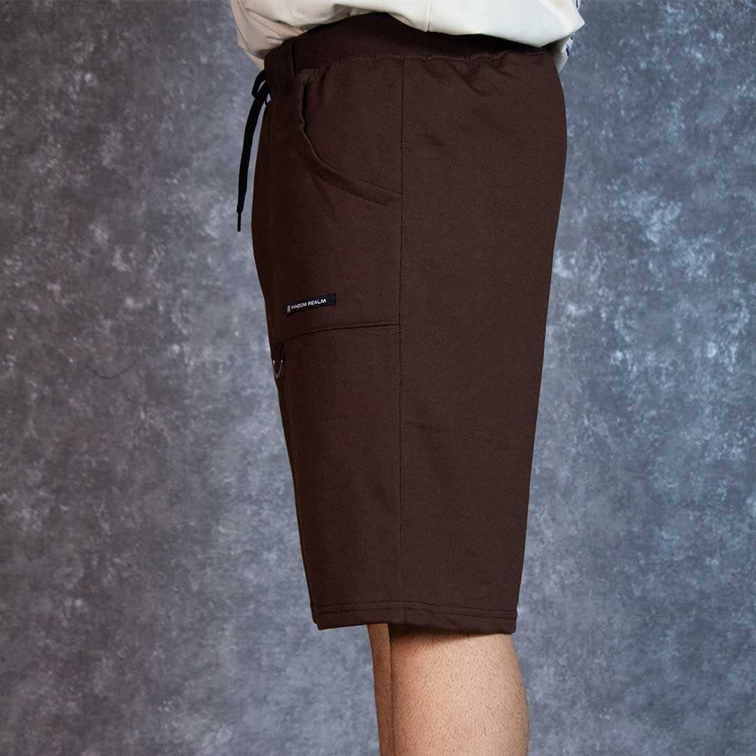 UTILITY BROWN SHORTS - Image 4