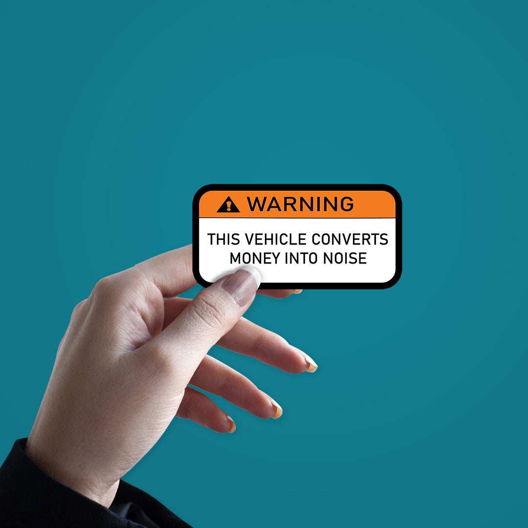 Vehicle Warning Sticker - Image 2