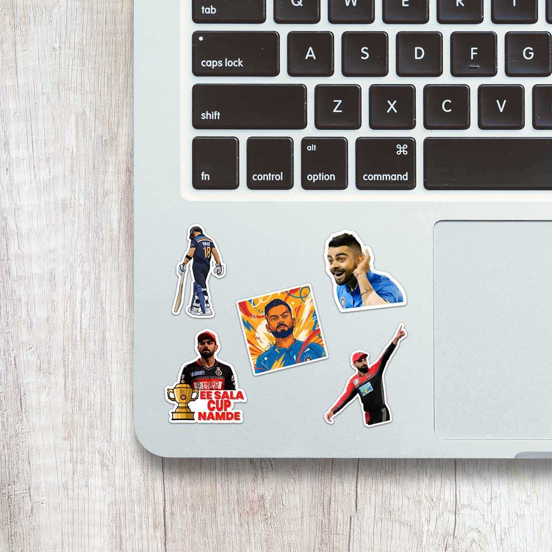 Virat Kholi Mini Sticker Sheet - Image 3