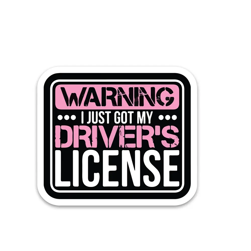 Warning I Just Got My Driver's License Bumper Sticker