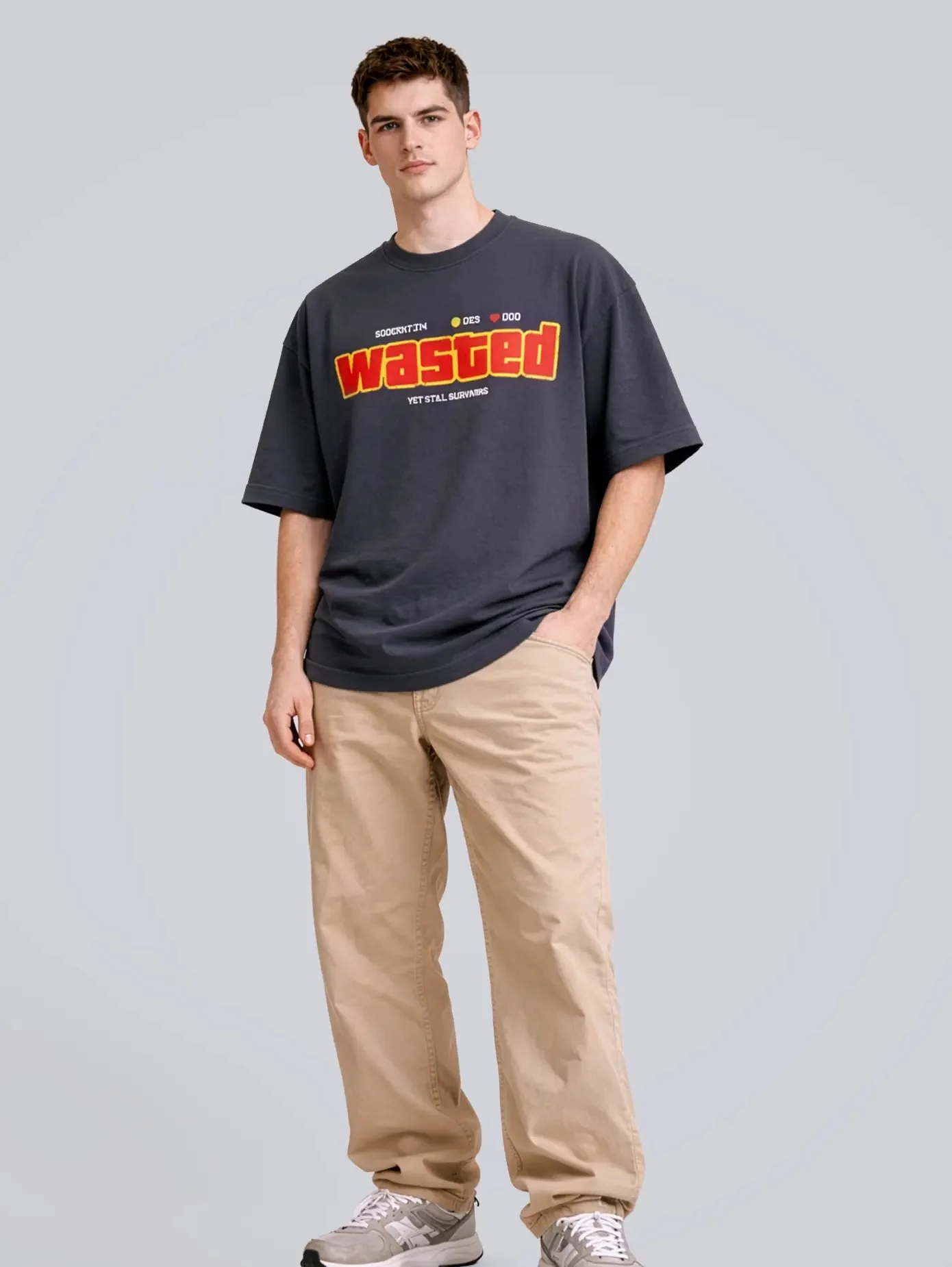 WASTED OVERSIZED T-SHIRT - Image 2