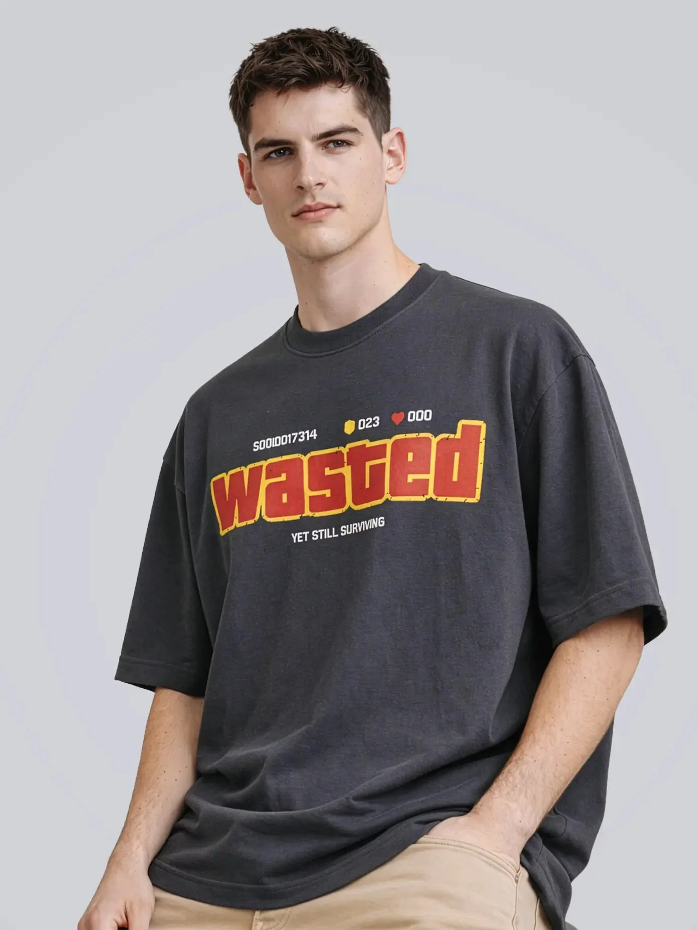 WASTED OVERSIZED T-SHIRT - Image 3