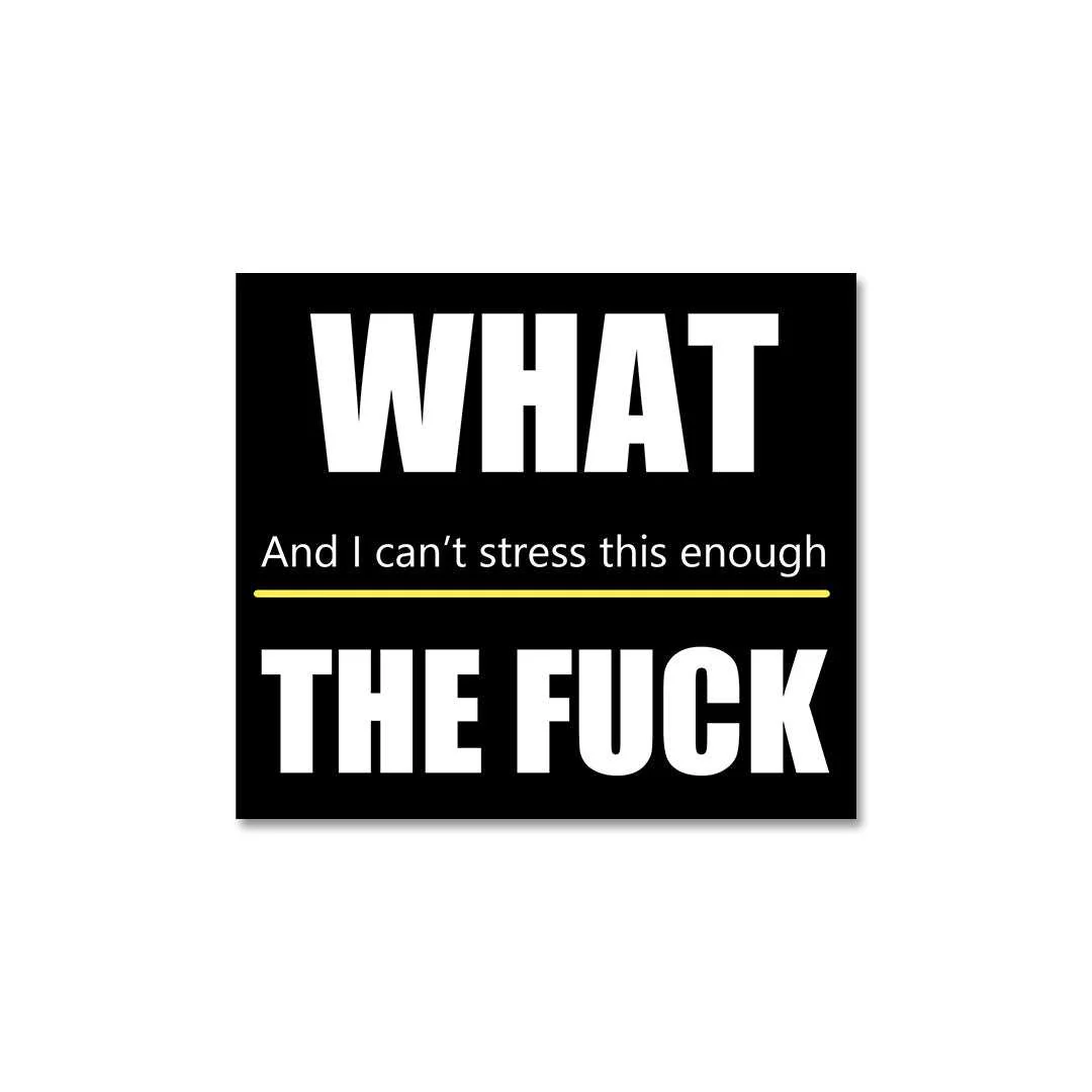 What The Fuck Sticker - Image 2