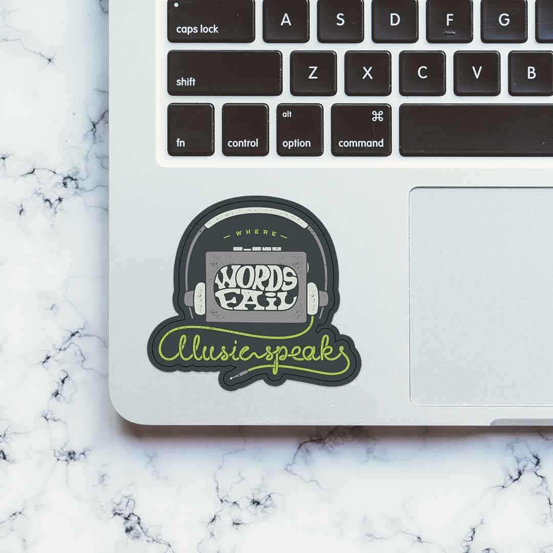 When words fail, Illusion Speaks Sticker - Image 4