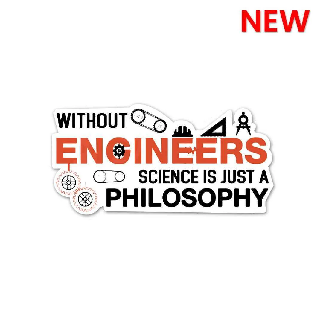 Without Engineer Sticker