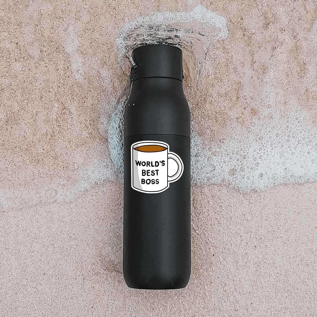 World's Best Boss Sticker - Image 5