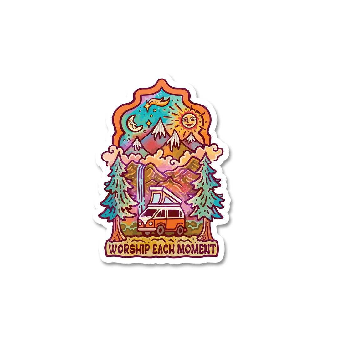 WORSHIP EACH MOVEMENT Sticker - Image 2