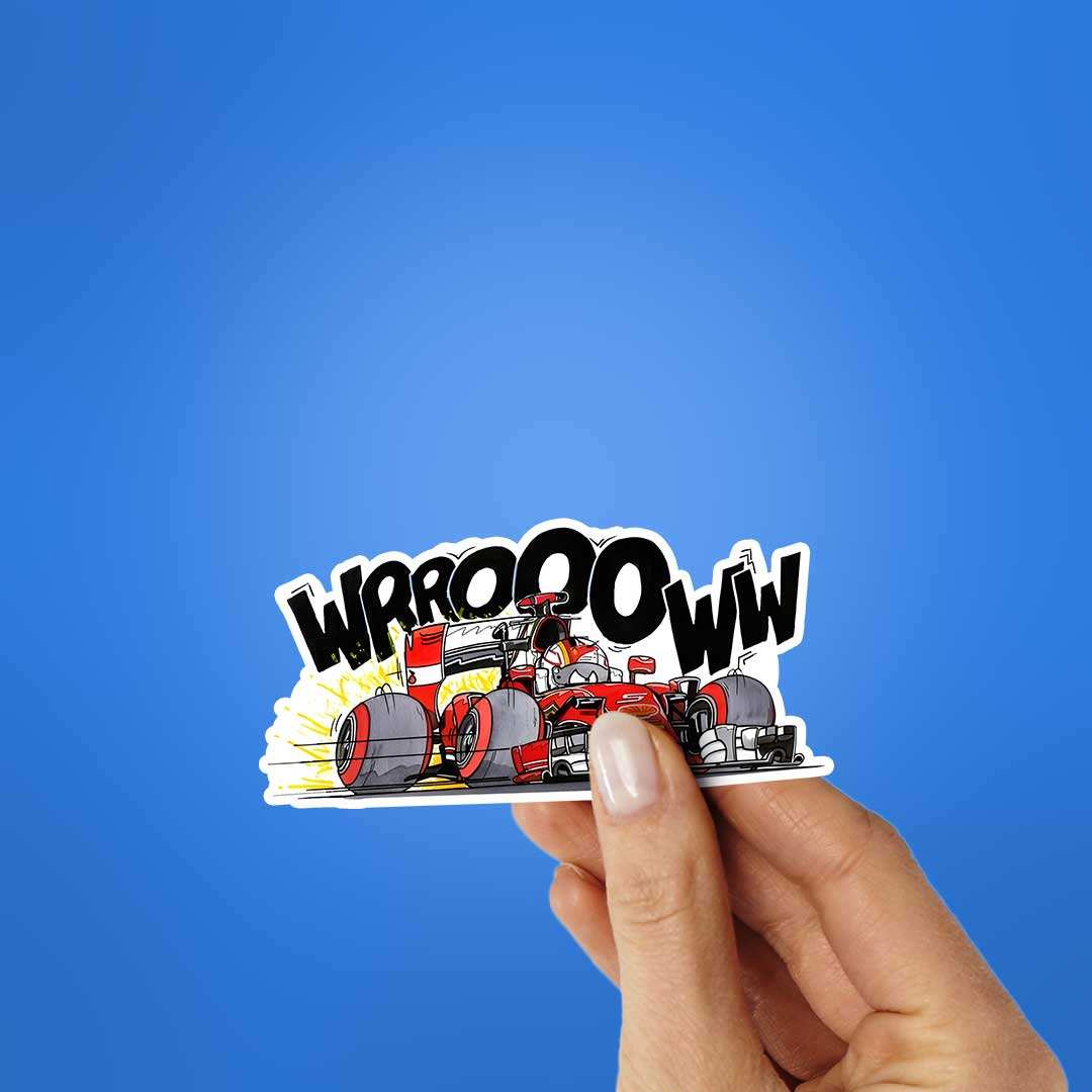 Wrroooww Sticker - Image 2