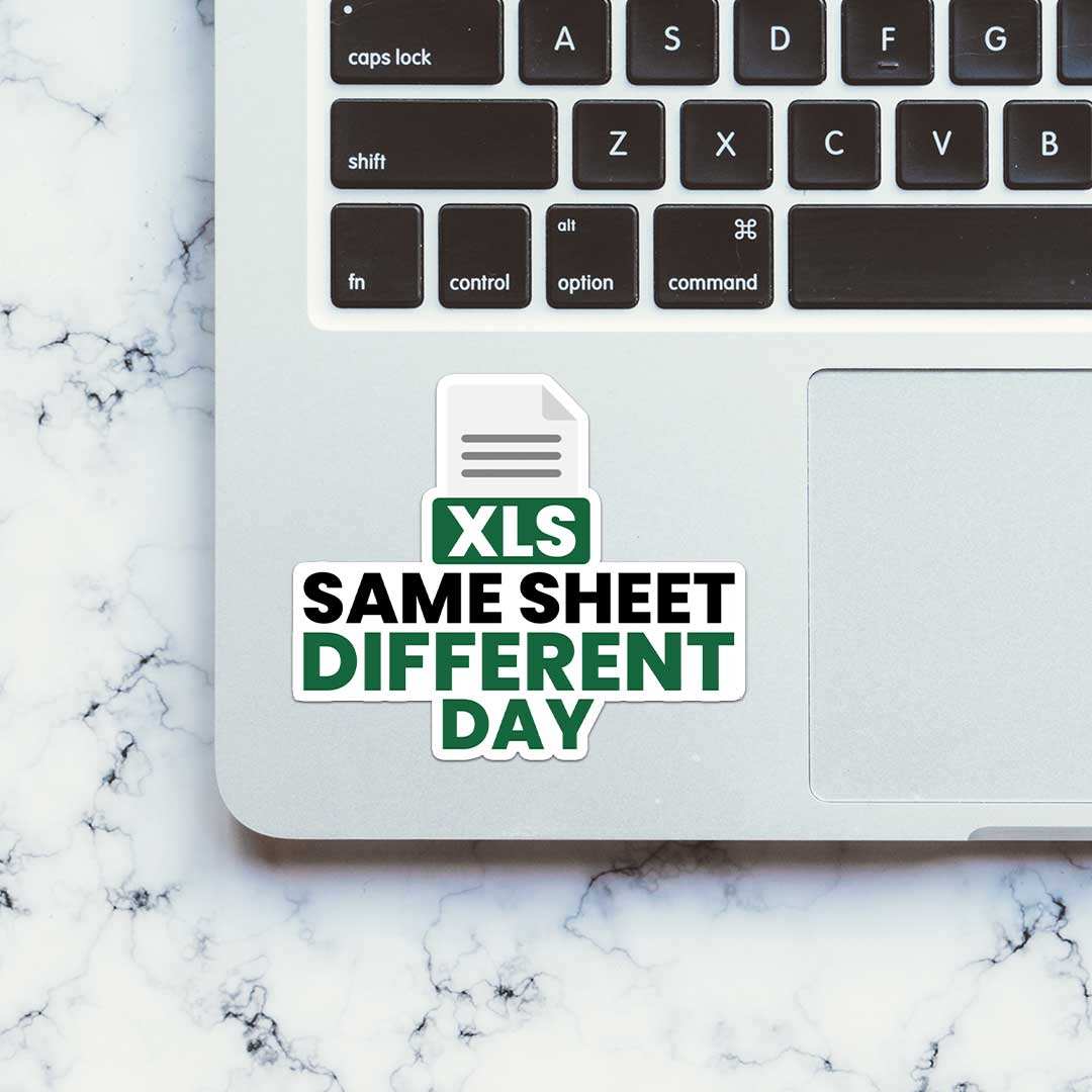 Xls Same Sheet Different Day Sticker - Image 4