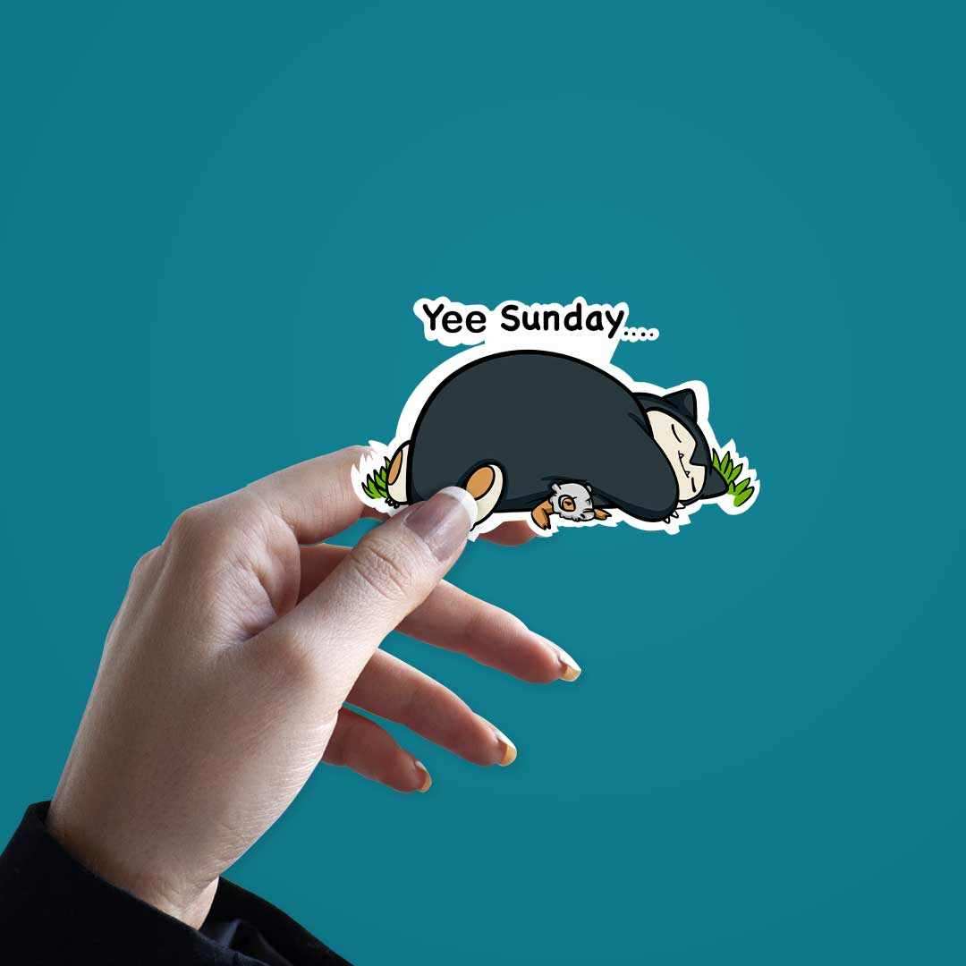 Yeee Sunday Sticker - Image 2
