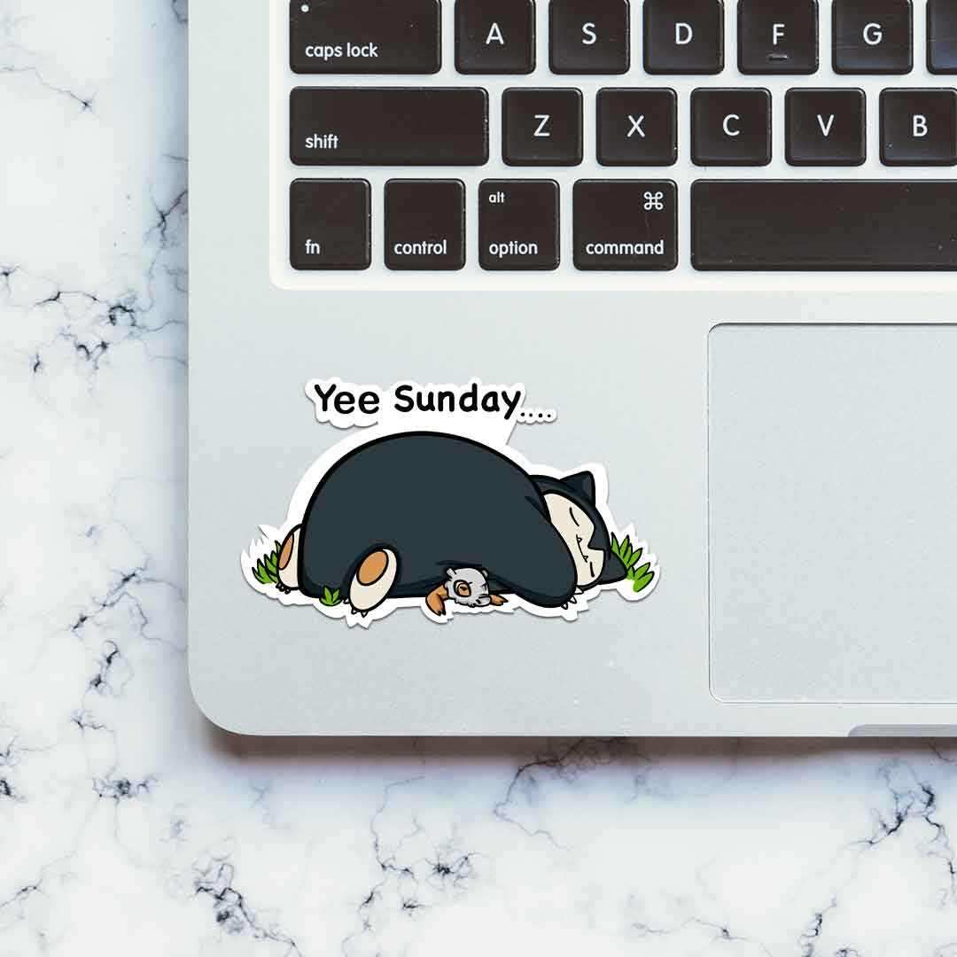 Yeee Sunday Sticker - Image 4