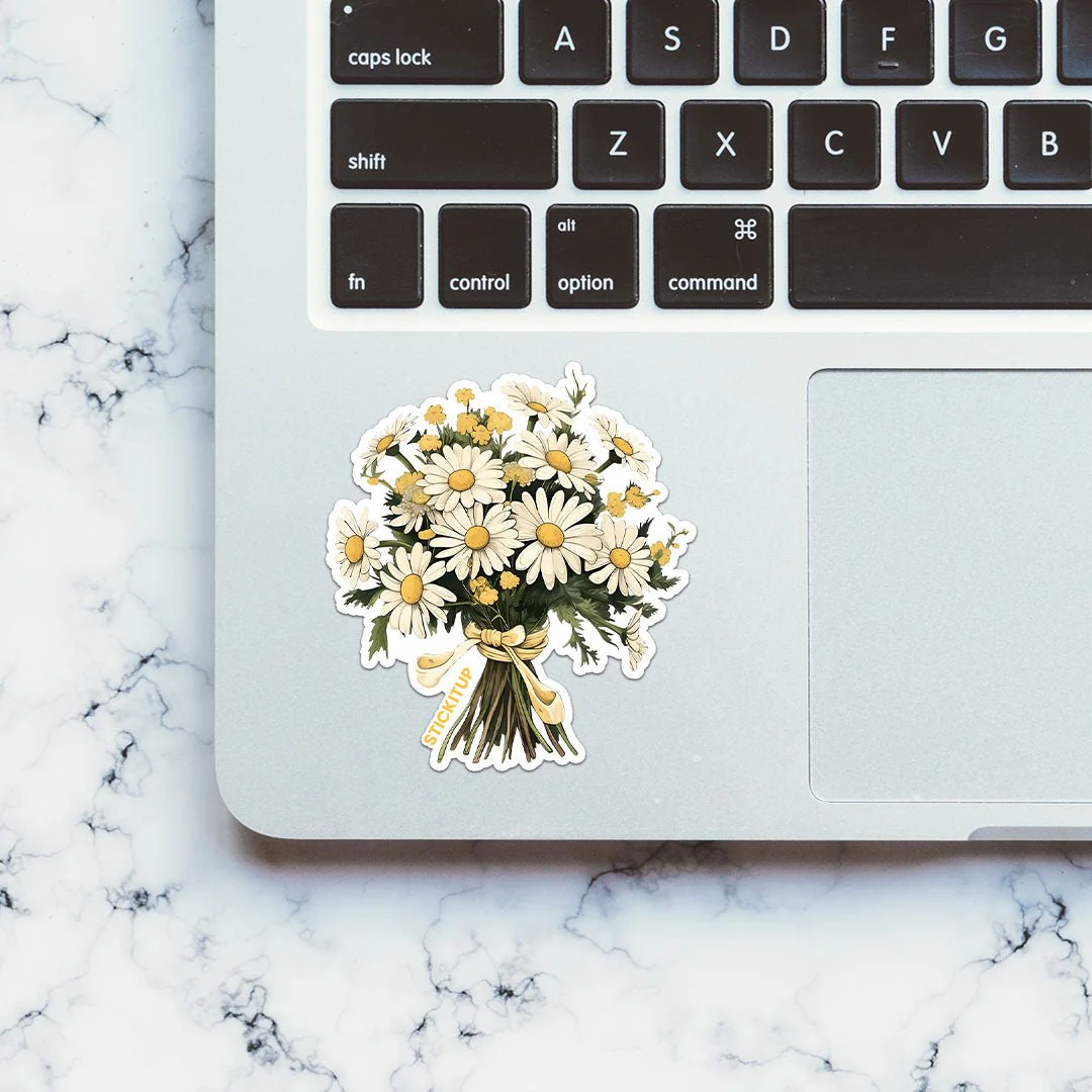 YELLOW FLOWERS Sticker - Image 4