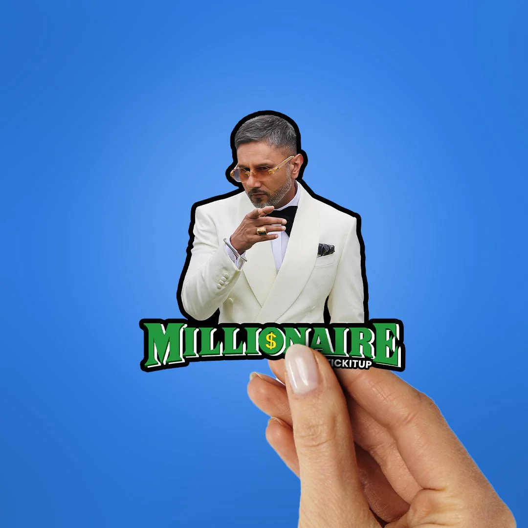 YO YO MILLIONAIR Sticker - Image 2