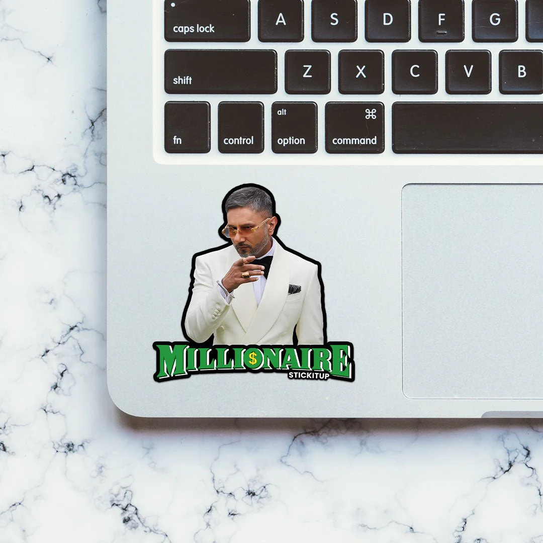 YO YO MILLIONAIR Sticker - Image 4