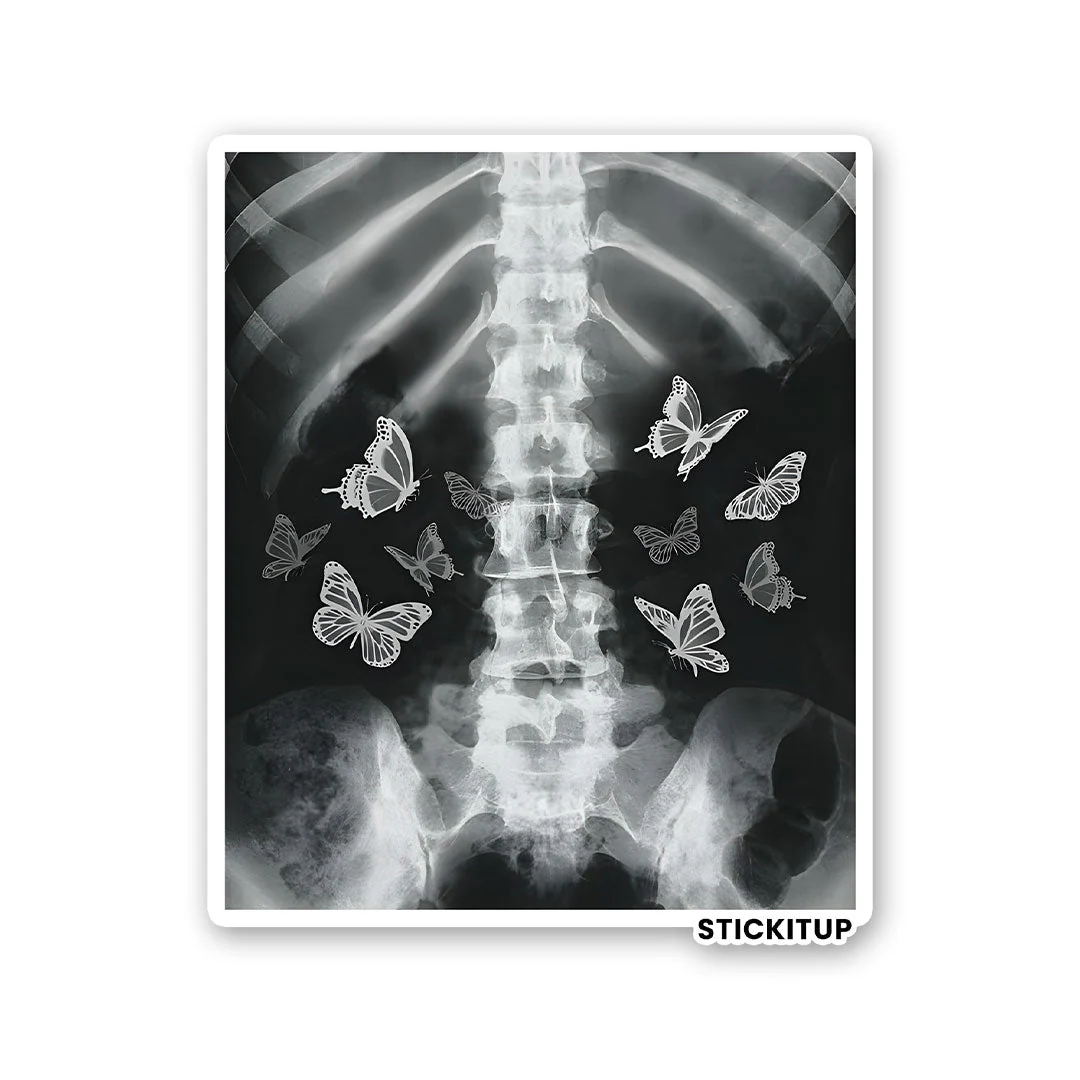 YOU GIVE ME BUTTERFLIES Sticker