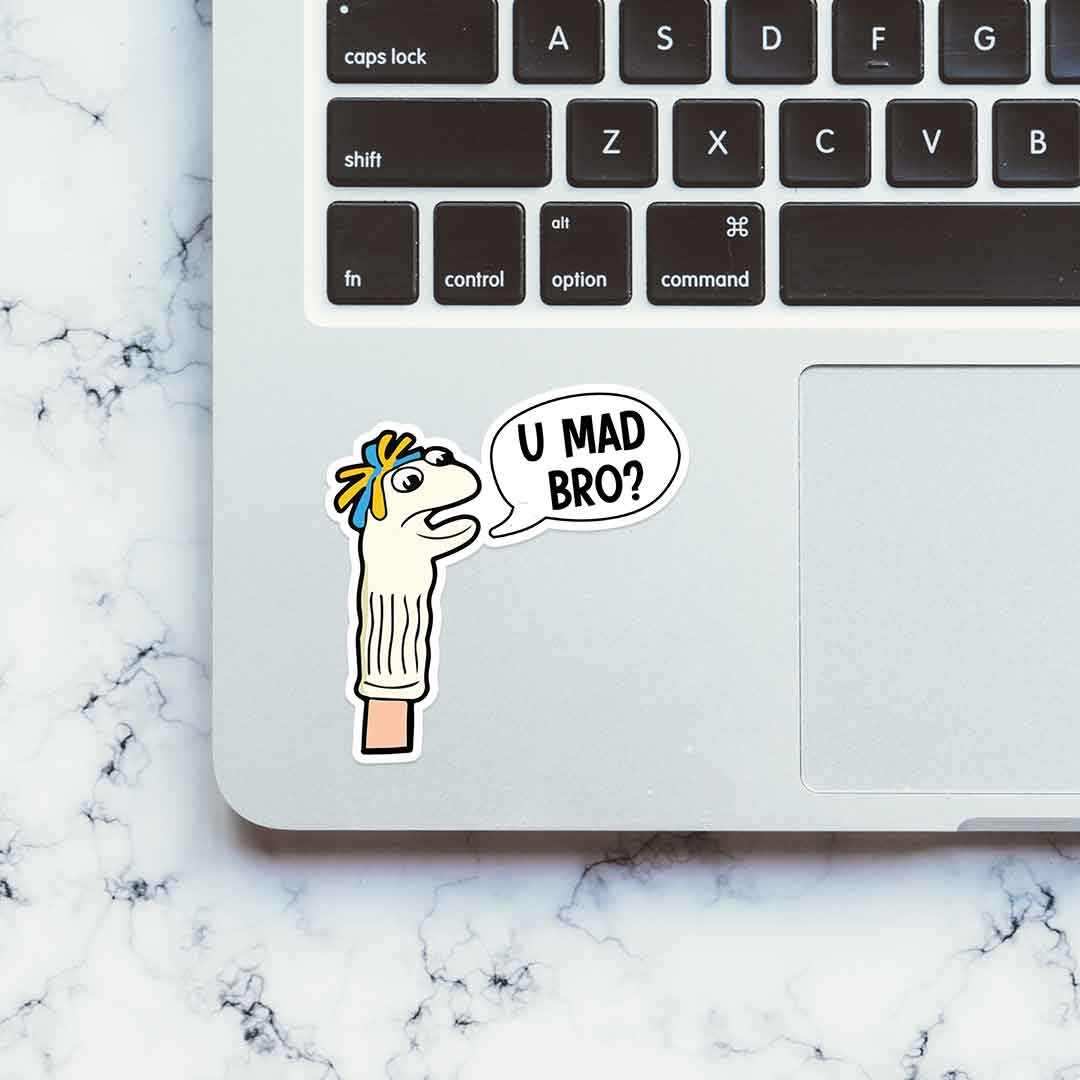 You mad bro? sticker - Image 4