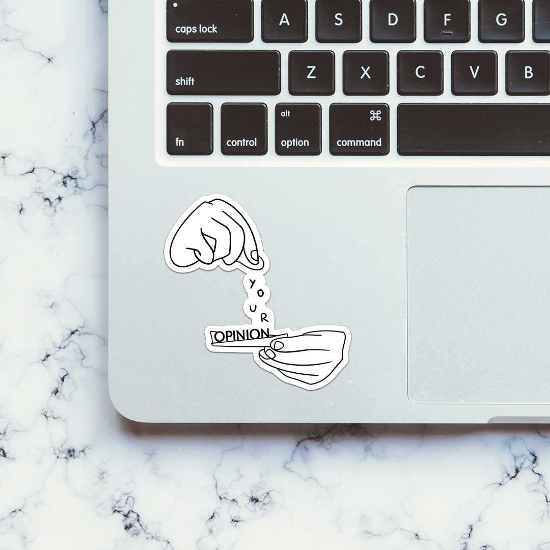 Your Opinion Sticker - Image 5