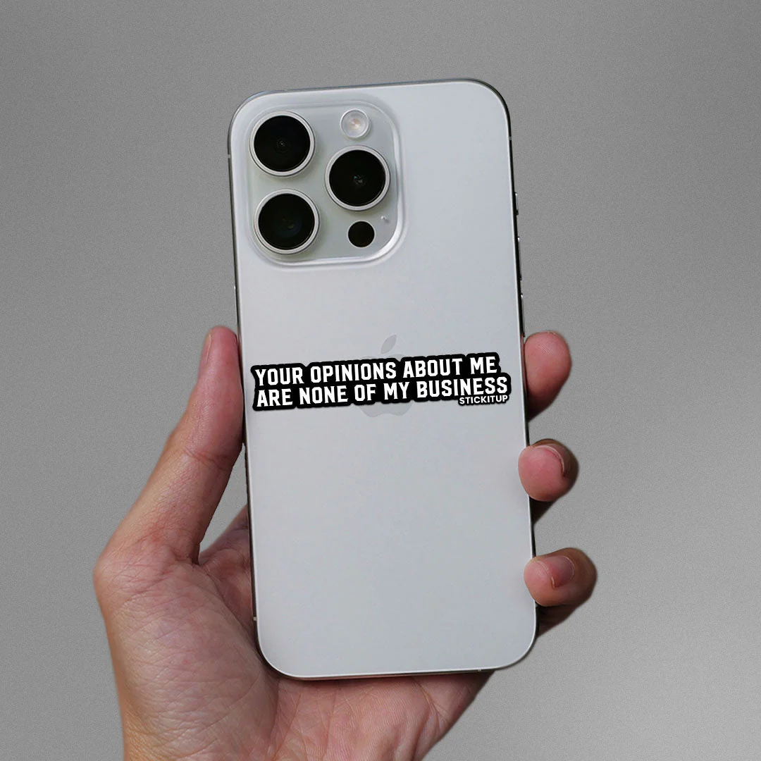 Your Opinions About Me Sticker - Image 3