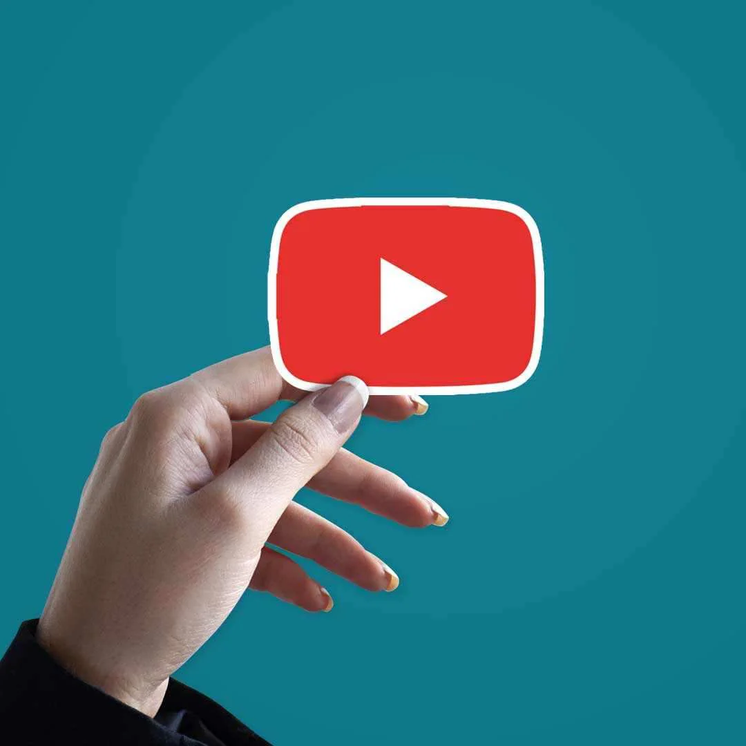 Youtube Logo Sticker - Image 2